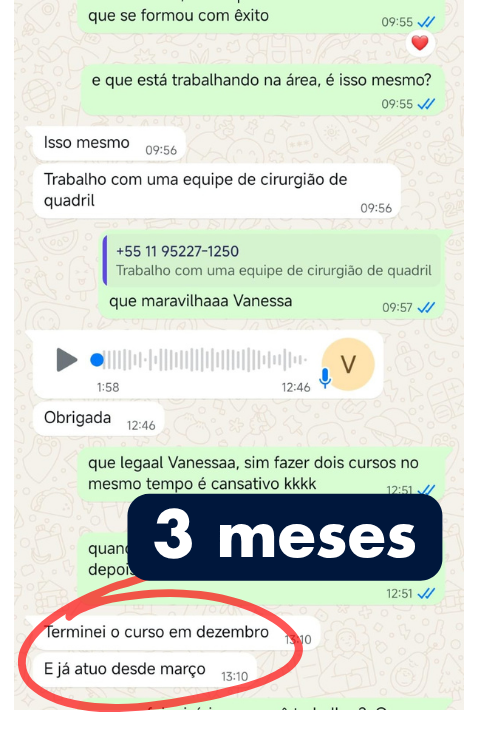 Depoimento em print