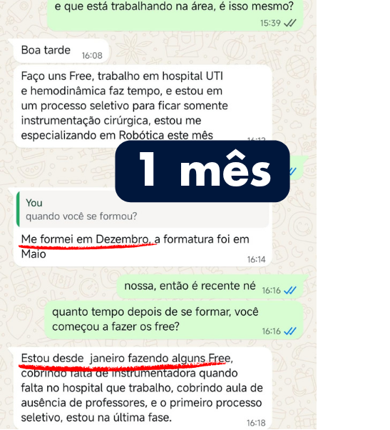 Depoimento em print